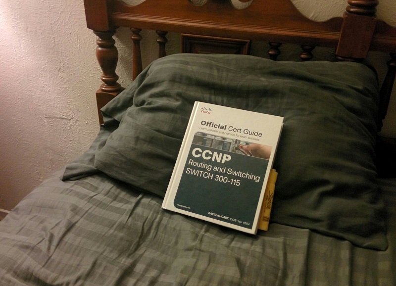 Reading before bed