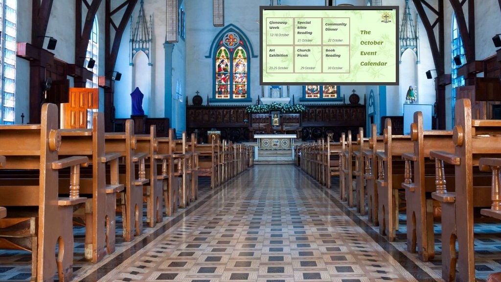 5 Ways Digital Signage Can Enhance Your Church Experience