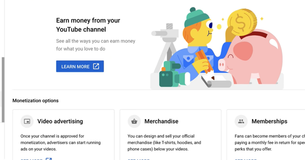 Enable Monetization on Your Channel