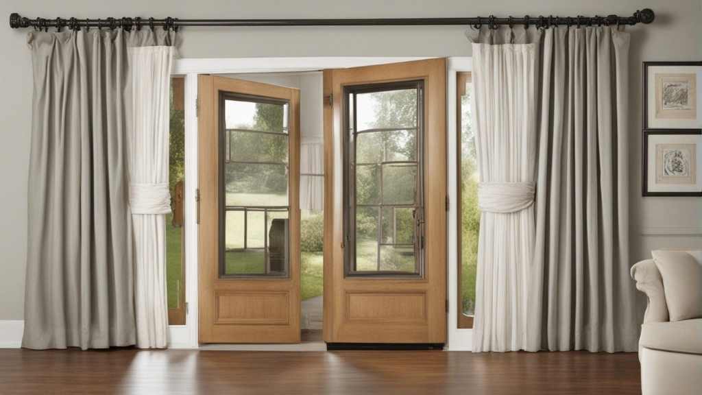 What kind of curtains do you put on French doors