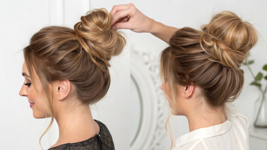Halo Hack: Get a Fuller Chignon Bun in Minutes