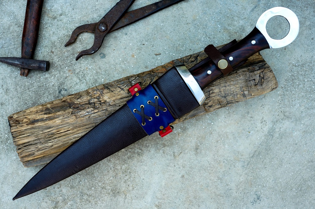 Are there safe ways to practice with the rope and dagger weapon at home