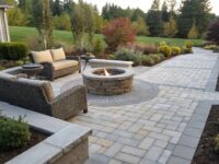 Custom hardscape solutions designed to create unique and personalized landscapes with stone, brick, and outdoor features.