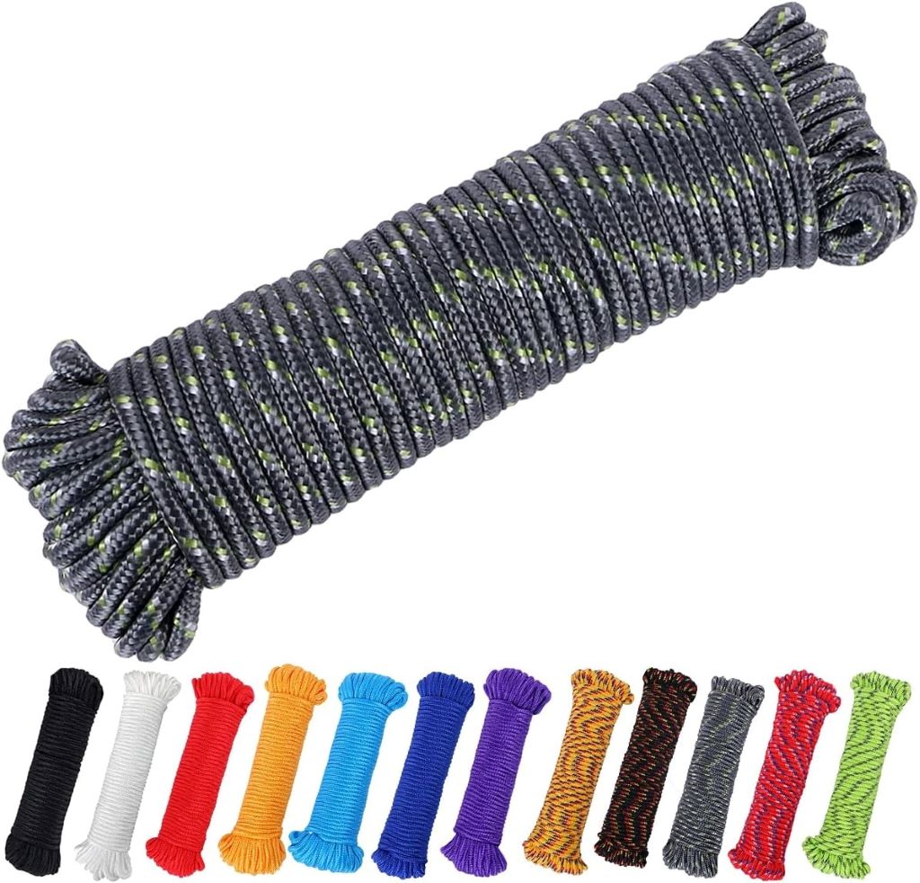 PerkHomy heavy-duty nylon poly rope shown for real-world utility task performance.