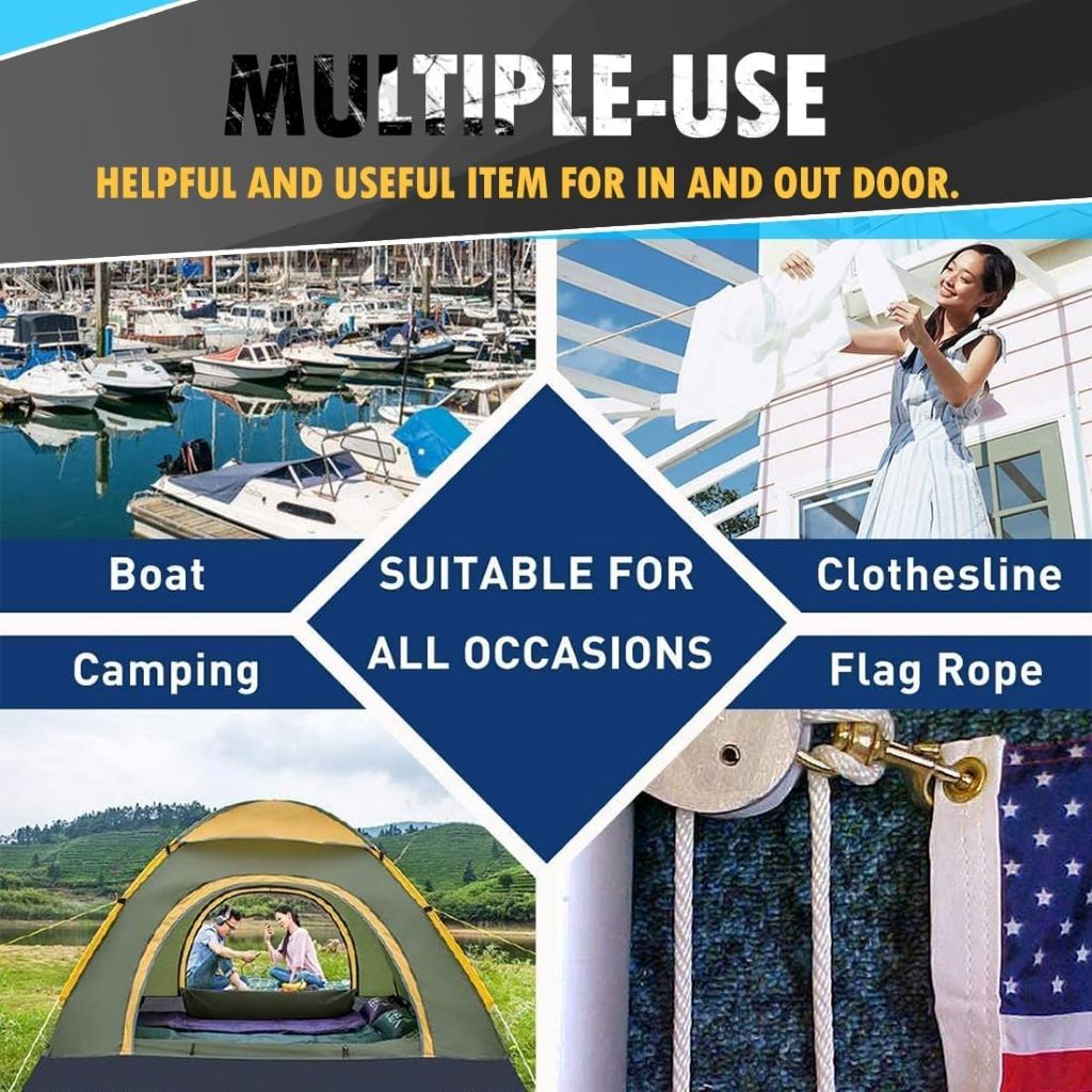 Heavy-duty PerkHomy utility rope displayed to highlight strength and reliability.