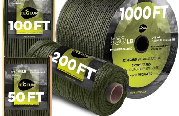 TECEUM 5/32 Paracord Rope Review: Reliable Survival Gear for Outdoor Adventures