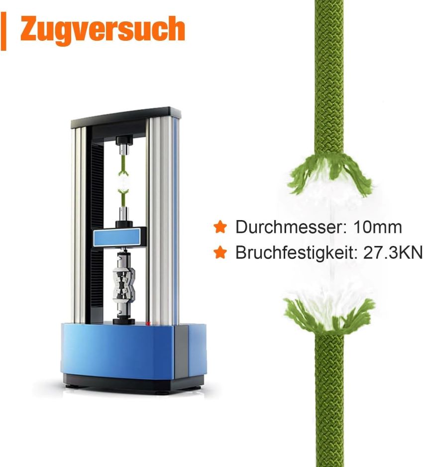 XBEN outdoor rope shown for safe climbing and emergency rescue situations