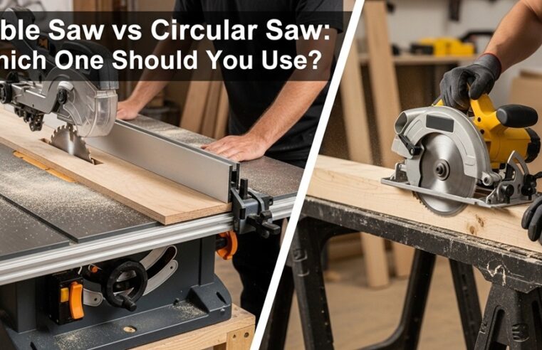 Table Saw vs Circular Saw: Which One Should You Use?