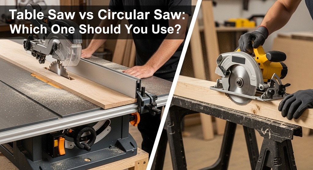 Table Saw vs Circular Saw: Which One Should You Use?