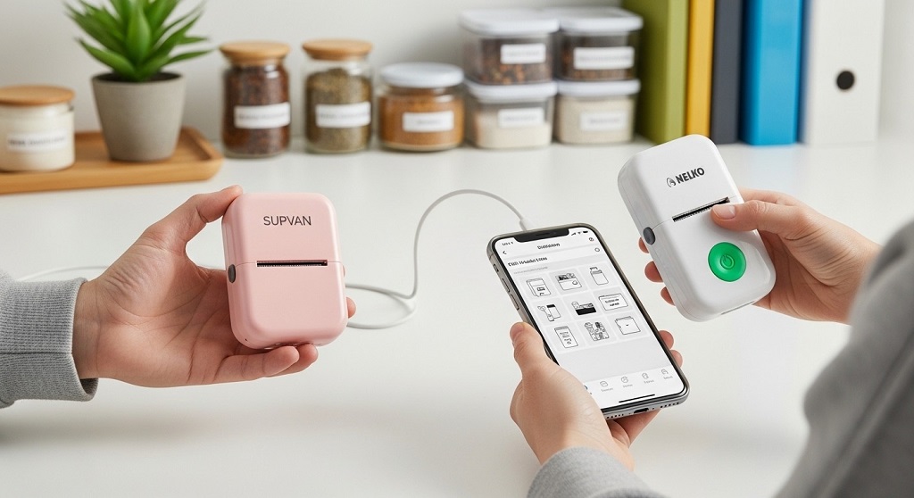 How to Connect and Use SUPVAN and Nelko Label Printers for Easy Labeling