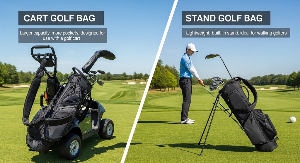 Cart Golf Bags vs Stand Golf Bags: How to Choose the Right One