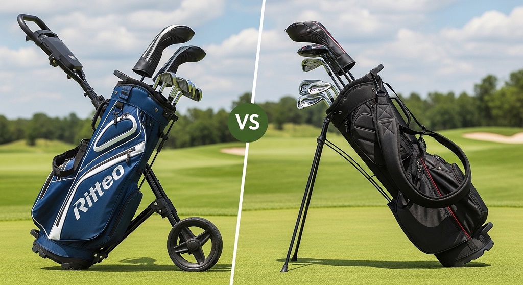 Do professional golfers use cart or stand bags
