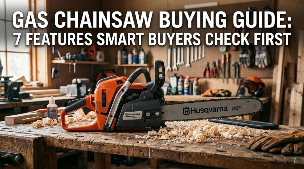 Gas Chainsaw Buying Guide: 7 Features Smart Buyers Check First