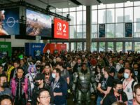 Crowds of gaming fans exploring the PAX West Expo Hall at the Seattle Convention Center in 2026