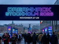 DreamHack Stockholm 2026 gaming festival banner showing November 27 to 29 dates