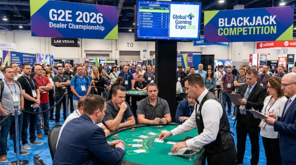 G2E 2026 dealer championship blackjack competition Las Vegas