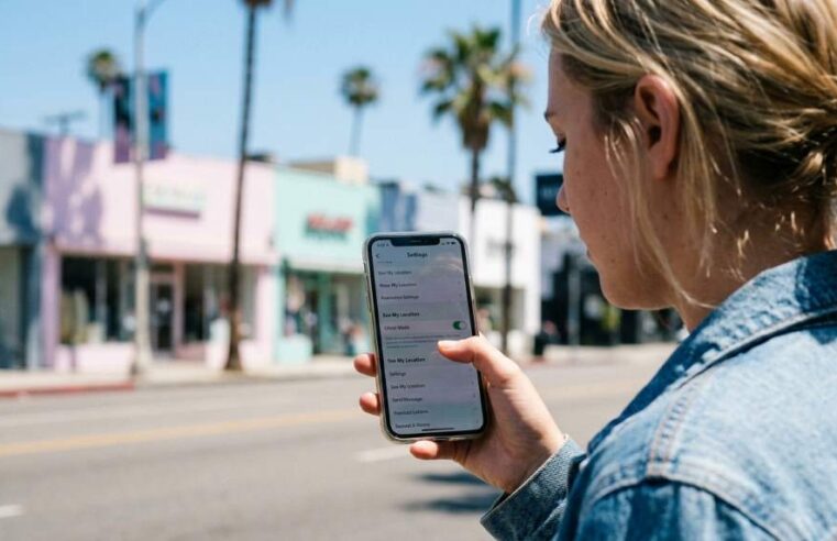 Managing Snapchat privacy settings on a smartphone